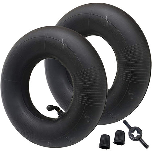 4.10/3.50-4 Inch Inner Tube with Bent Metal Valve Stem - Durable Tube for Small Wheels - Etoreair Parts