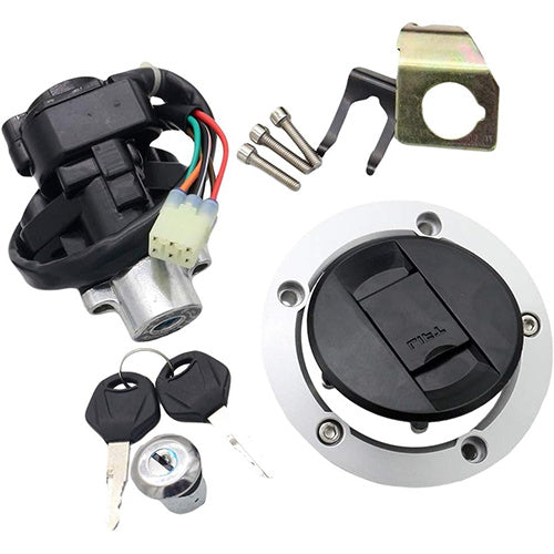 Ignition Switch + Gas Fuel Tank Cap + Seat Lock + Key