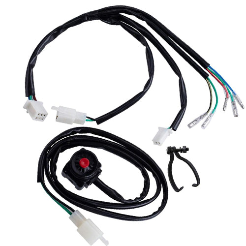 Etoreair Parts Wiring Loom Harness with Kill Switch, Ignition Coil, CDI, and Spark Plug