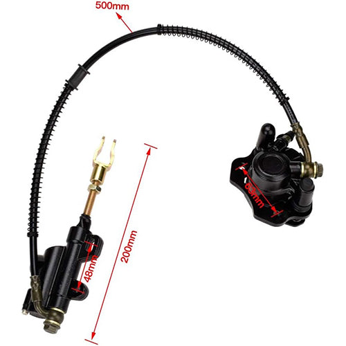 Rear Disc Brake Master Cylinder Caliper & Brake Pad